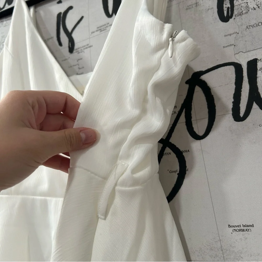 Altar’d State White Ruffle Romper - Picture 6 of 9
